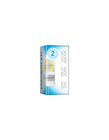 Macroled G4-2cw No Dim Bi-pin Led...